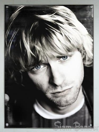 New! NIRVANA KURT COBAIN Vinyl Banner Poster 27x39"