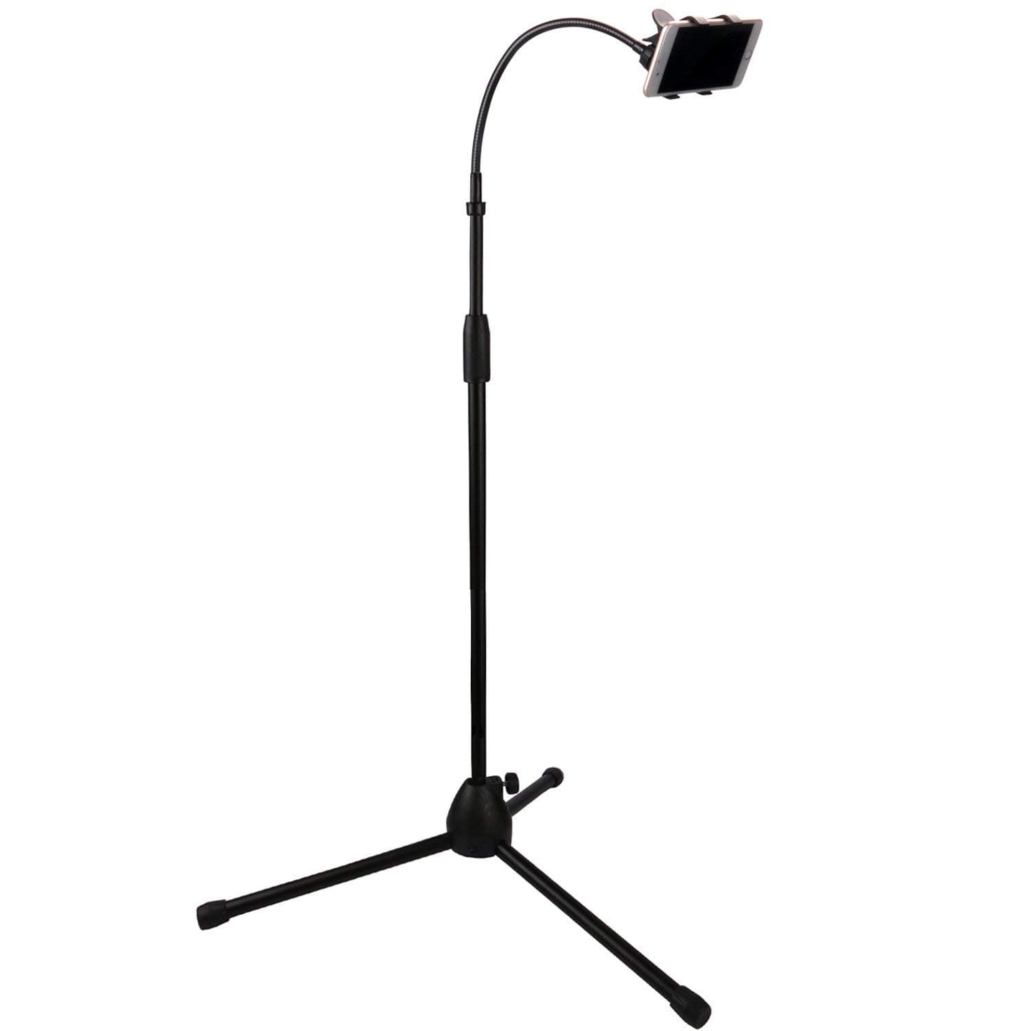 Kaforise Retractable Adjustable Cell Phone Tripod Stand Holder, Smartphone Holder Mount,360 Degree Rotatable Telescopic Tripod (Chuck)