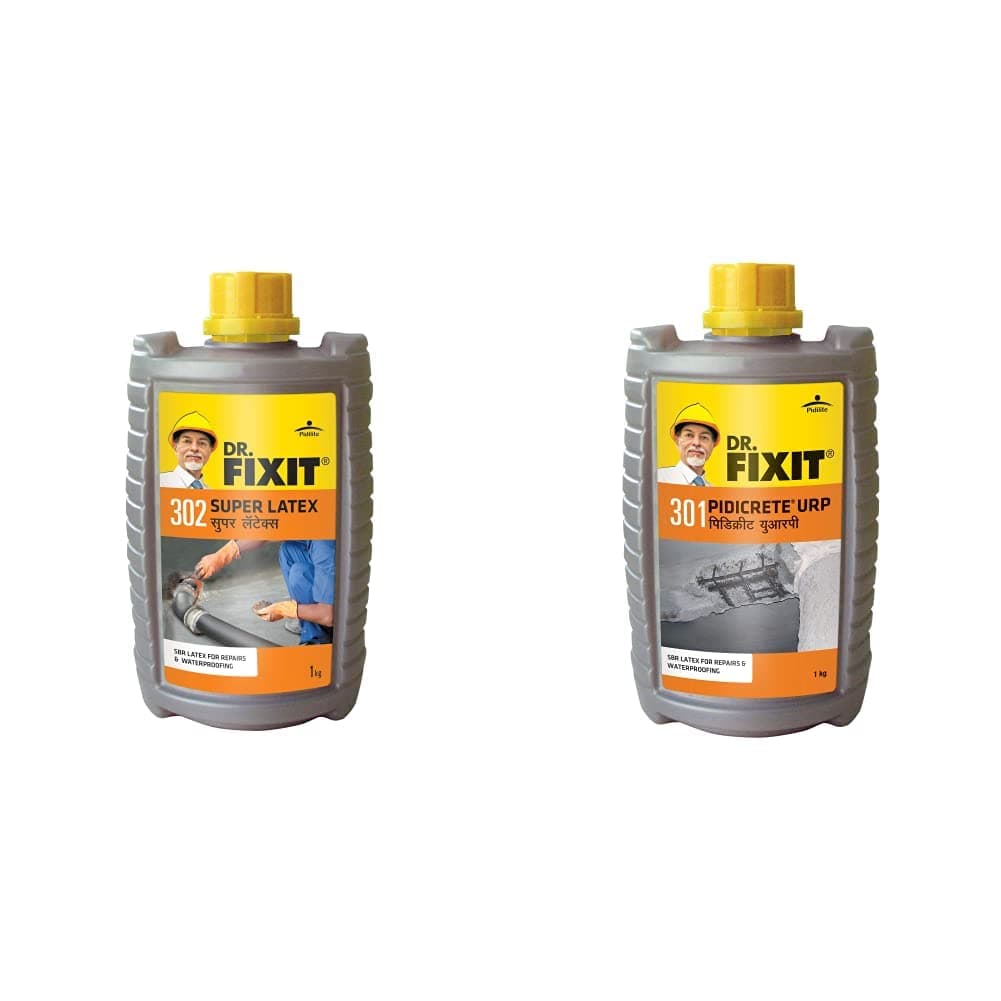 DR. FIXIT 302 SBR Latex for Waterproofing & Repairs on Roofs, Terraces, Bathrooms