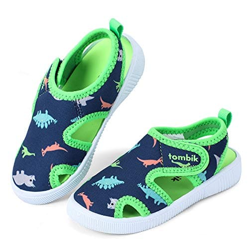 tombikKids Boys Girls Water Shoes Quick-Dry Swim Beach Outdoor Sport Pool Sandals Barefoot Aqua Socks Baby Toddler Little Kid