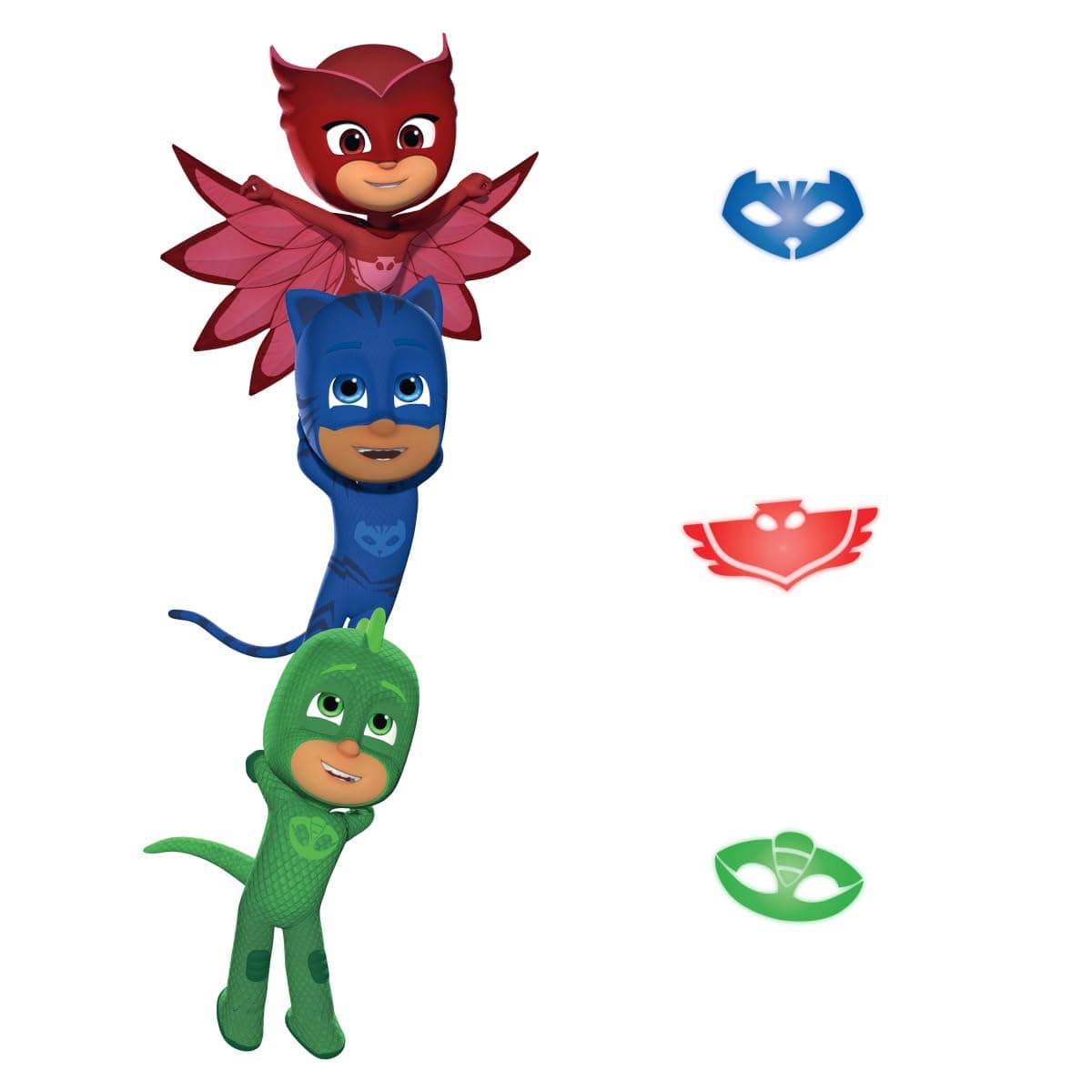 Roommates Pj Masks Superheroes Peel And Stick Giant Wall Decals