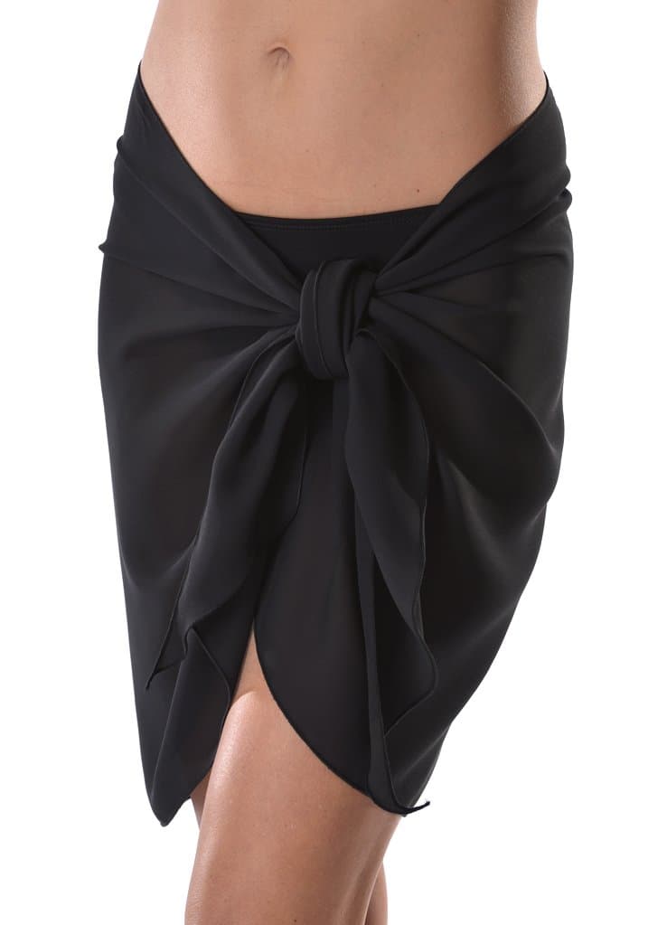 La PalapaShort Solid Sarong Pareo Swimwear Beach Cover Up Size