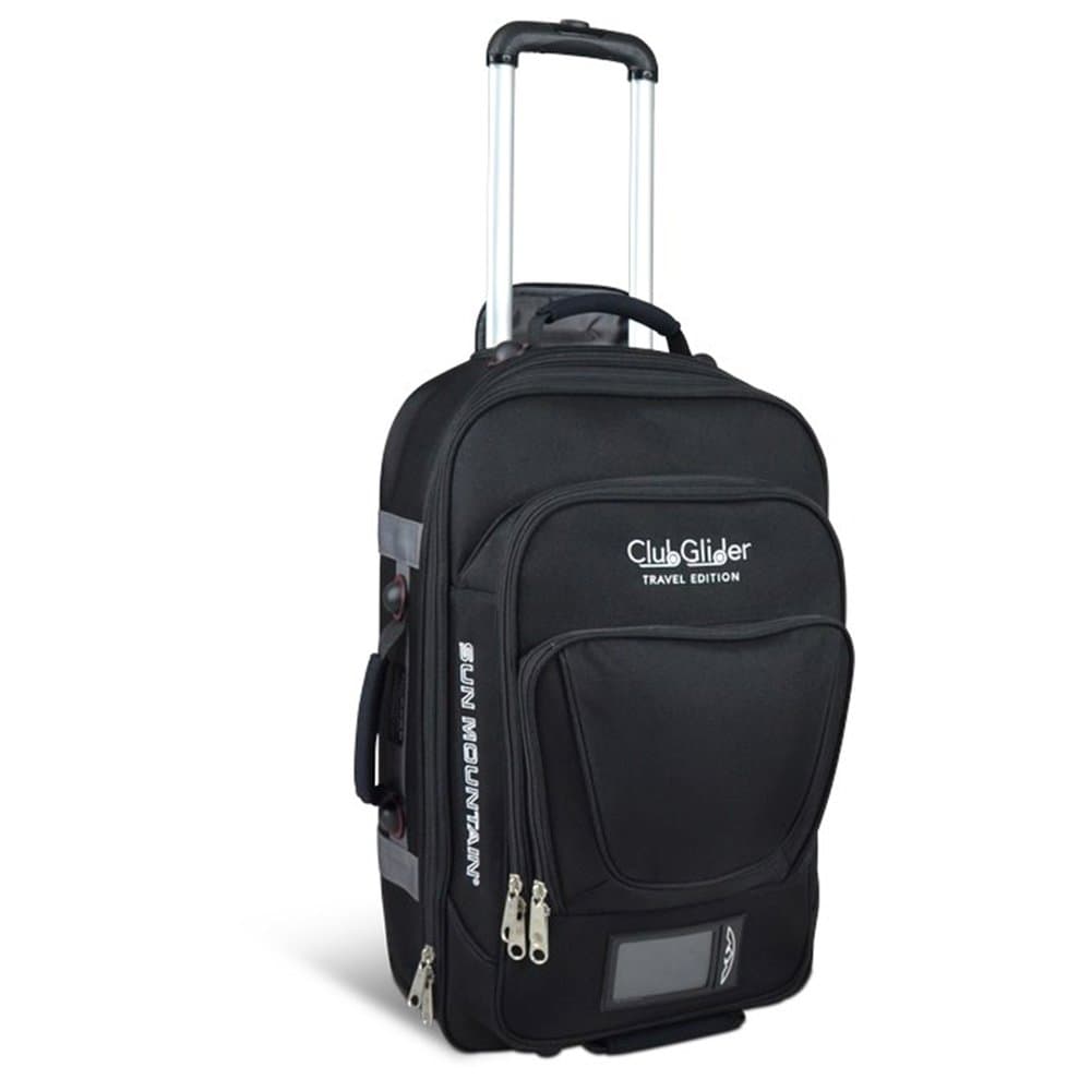 Sun Mountain CLUBGLIDER Travel Edition Suitcase/Luggage - Black - New 2018
