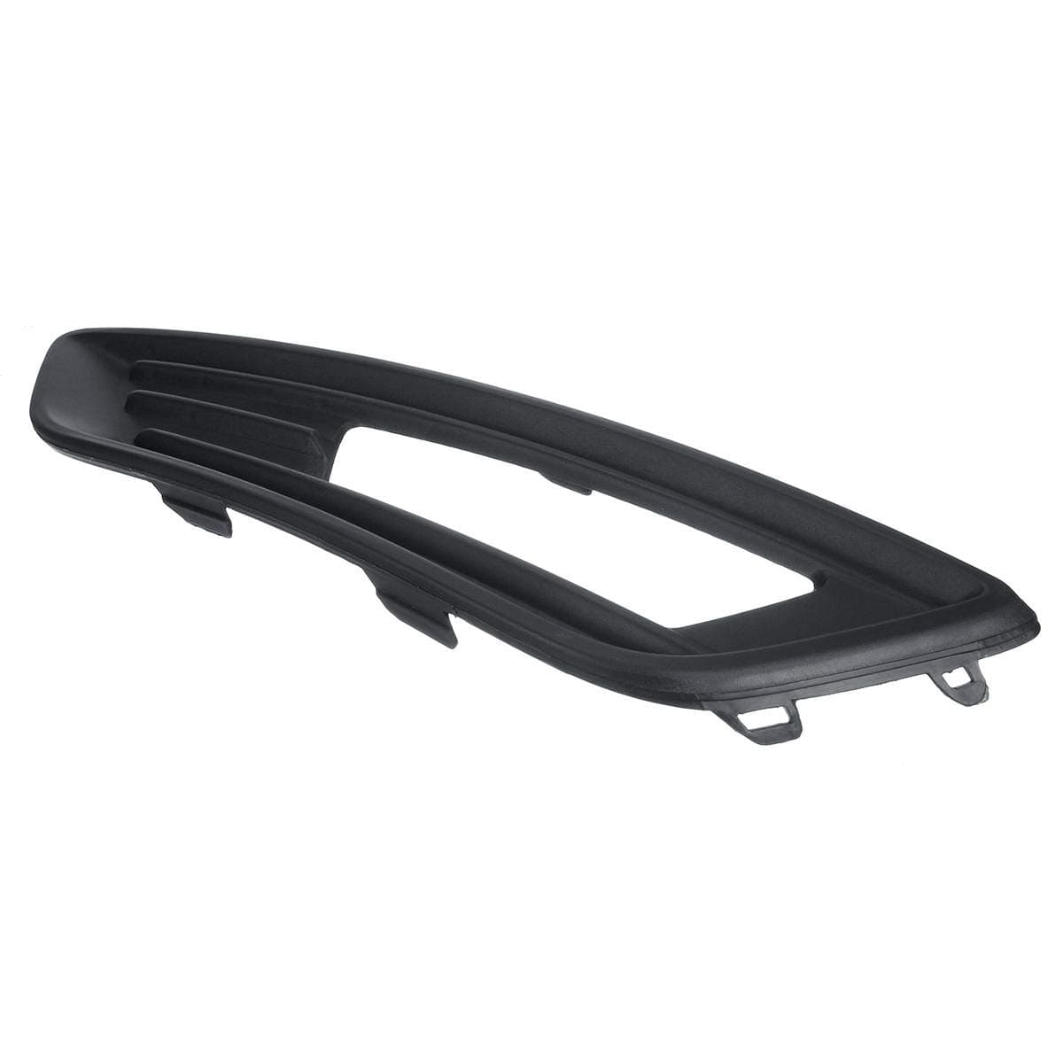 Front Bumper Fog Light Lamp Cover Left/Right Grille Cover Trim for Ford Focus Hatchback Estate 2015-2018 (Black) (Left)