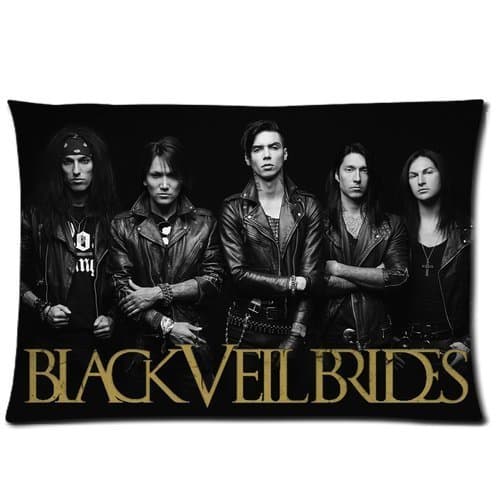 Best Music Posters Custom Pop Rock Band Black Veil Brides Andy Biersack Zippered Pillow Case 20x30 Inches(Two Sides)