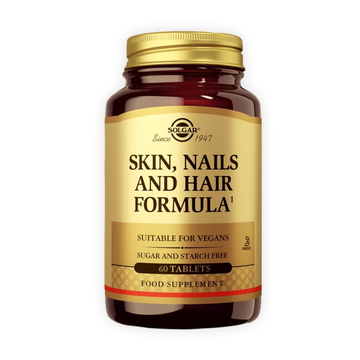 Skin Hair and Nails - 60 Pack - Helps Build Collagen - with Zinc, Copper and Vitamin C - Vegan and Gluten Free