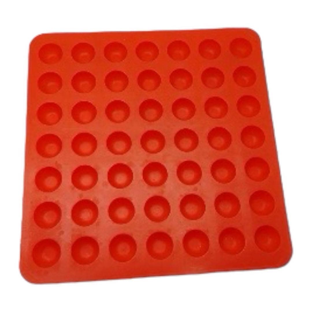krokio Silicon ghee Diya Mould Tray 45 Cavities Making ghee Diya Mold for Making ghee Diya baati Make Your DIY