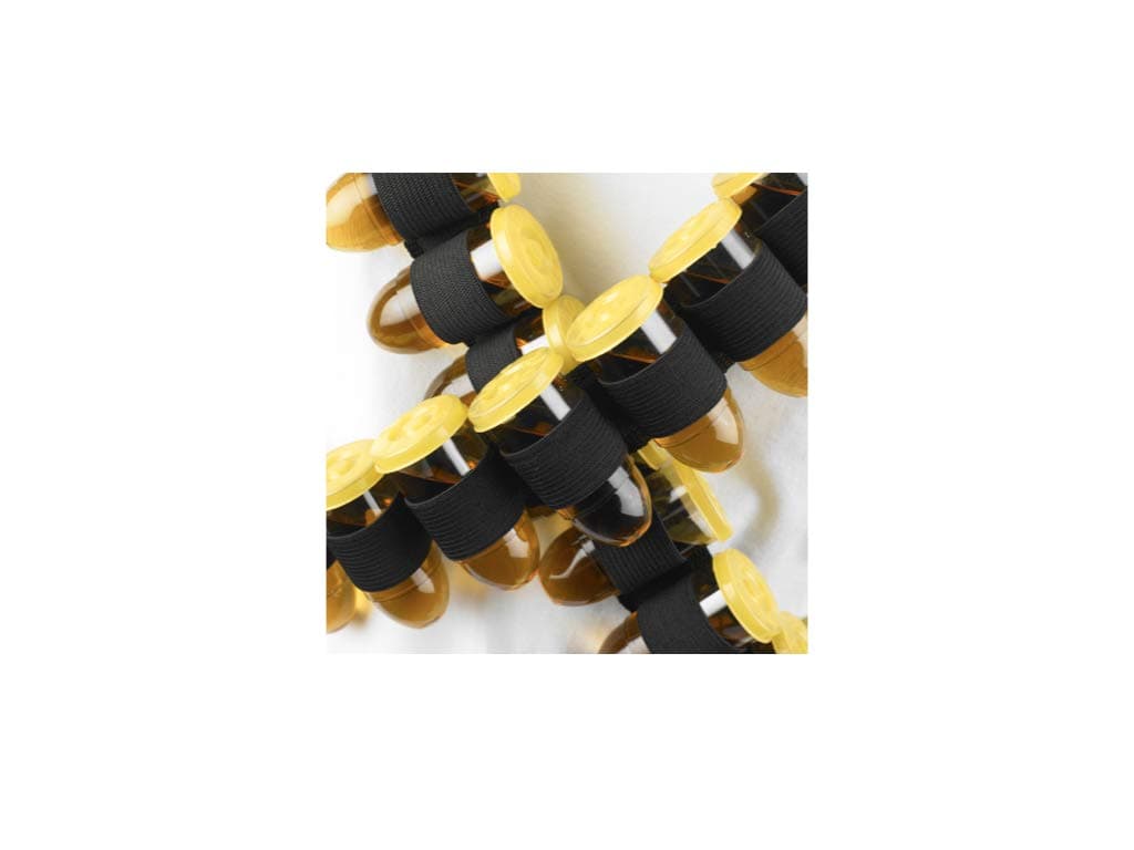 Shot Bandolier Belt with 28 Bullet Shot Cups | Shot Belt, Shooter Belt, Party Shot Glasses | Bullet Shaped Plastic Shot Glasses in a Novelty Bandolier Belt