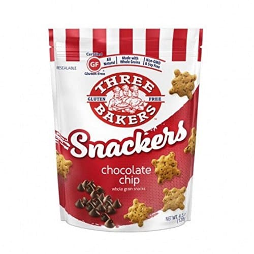THREE BAKERS, Snackers, Chocolate Chip, Pack of 8, Size 4.5 OZ