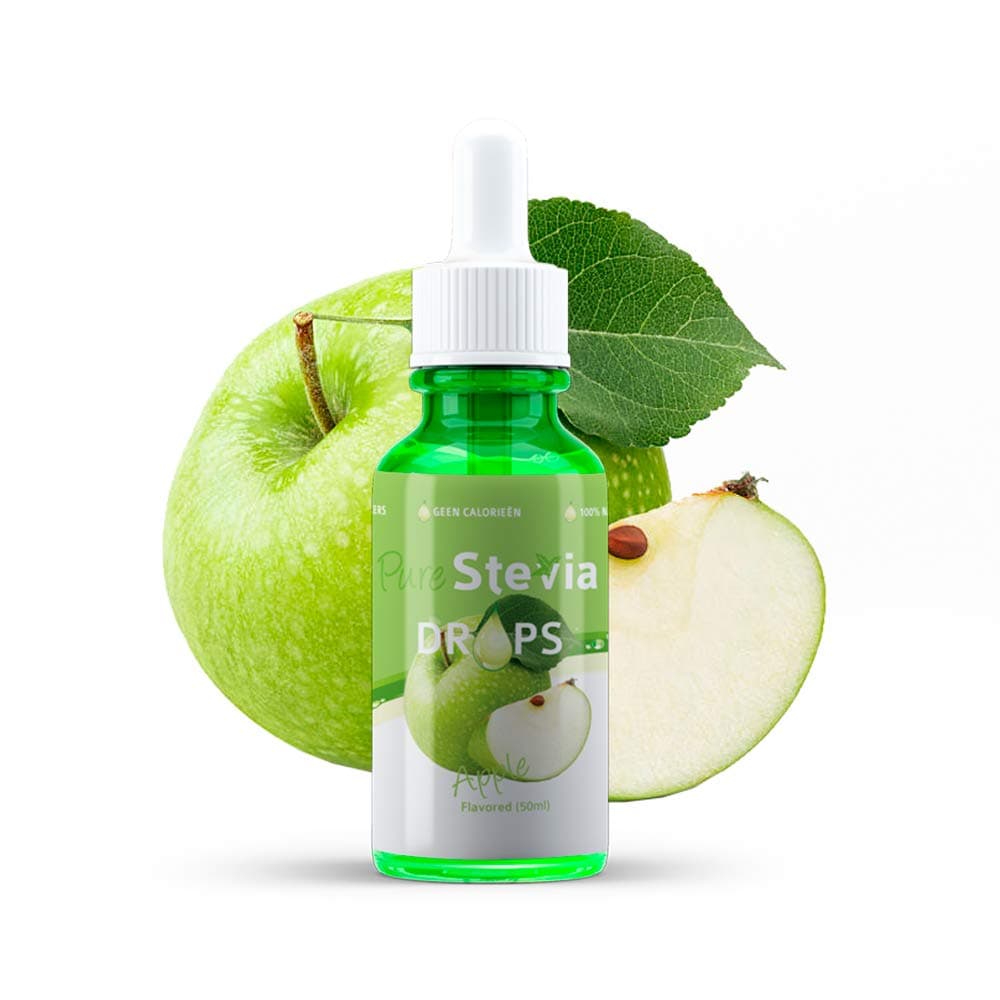 Stevia Drops Apple 50ml - Liquid Sweetener - Natural Ingredients - PureStevia