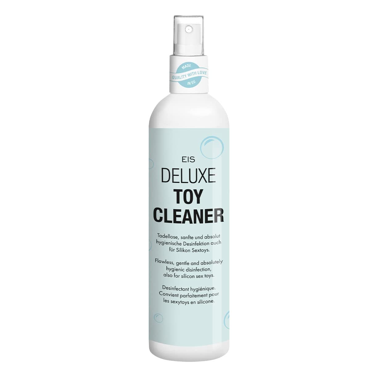 EIS Deluxe Toy Cleaner | Disinfectant Suitable for Silicone & Latex | Disinfectant Spray for Sex Toys | Care and Cleaner for Your Sex Toy | Cleans Thoroughly & Gently | 300ml