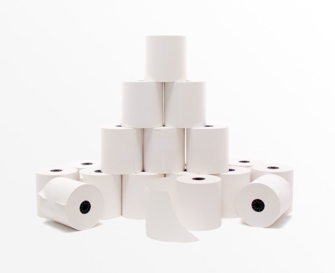 ApplePay #3829 Thermal POS Paper Rolls 2 1/4" x 70' (50 Rolls w/ 1/2" Core)