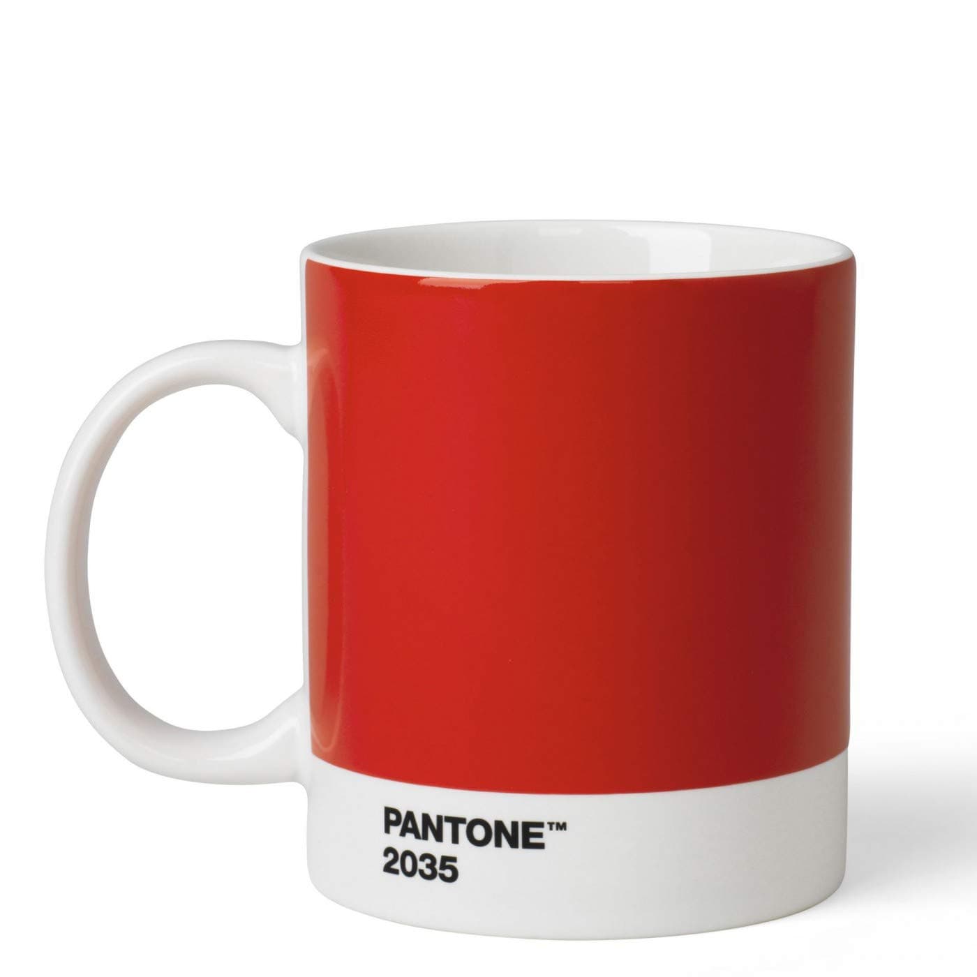 Pantone Porcelain Mugs 375 ml, Porcelain, Red 2035, 8.4 x 8.4 x 12.1 cm, 101032035