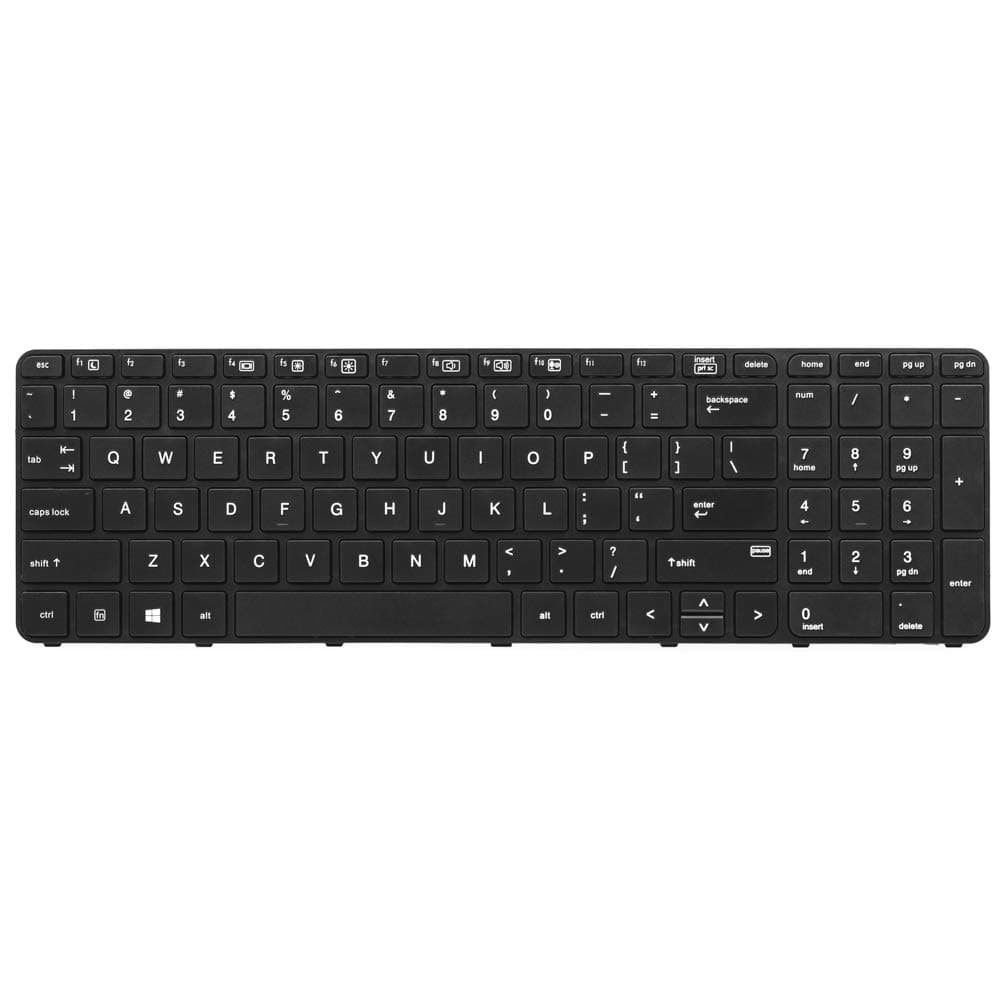 Replacement Keyboard for HP Probook 450 G3 / 450 G4 / 455 G3 / 455 G4 / 470 G3 / 470 G4 Black US Layout