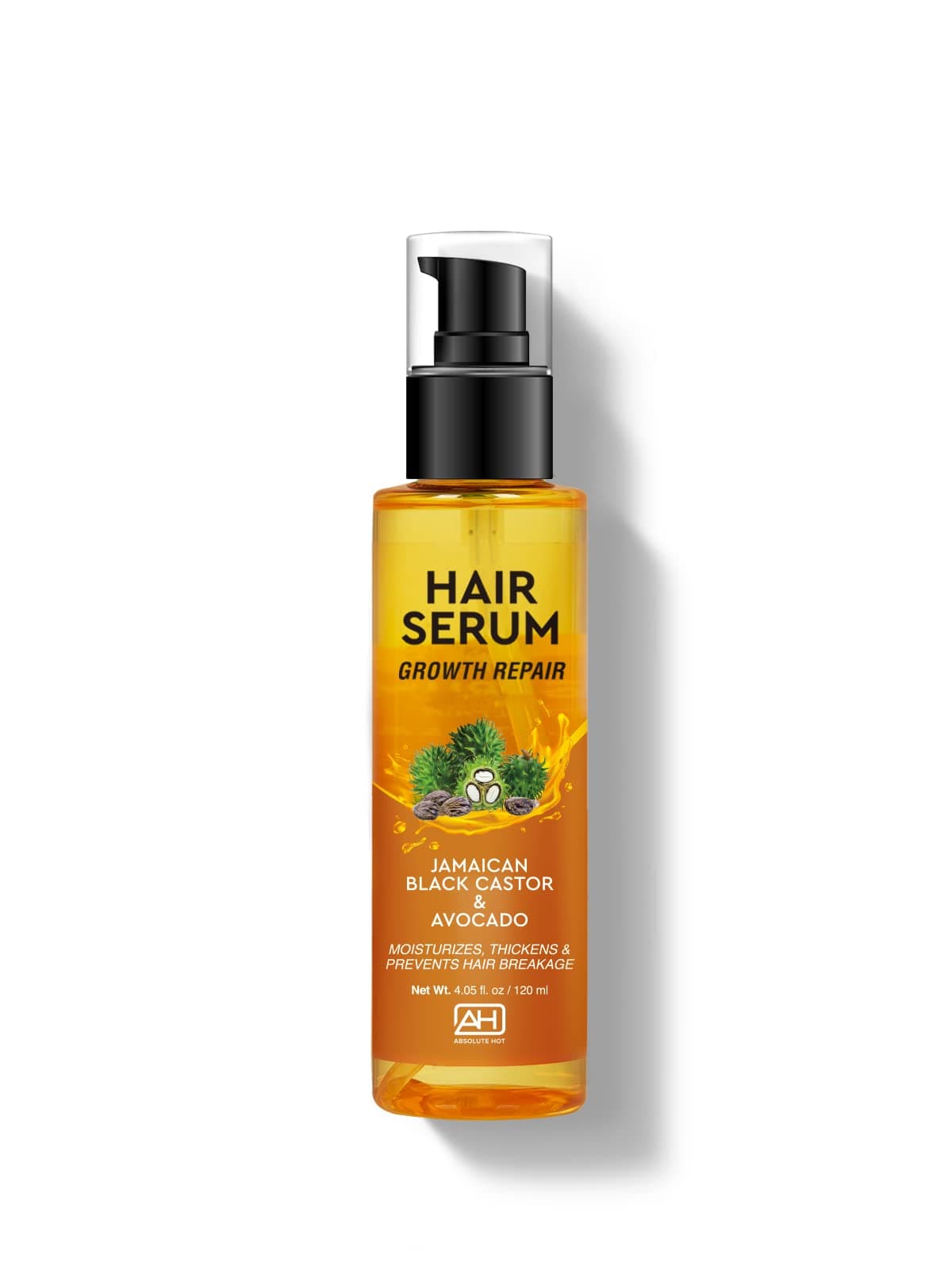 Absolute Poppy & Ivy Beauty Hair Serum 4.05 Fl oz (JAMAICAN BLACK CASTOR & AVOCADO (GROWTH REPAIR))