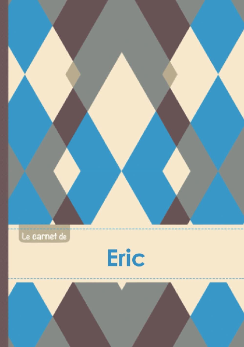 Le carnet d'Eric - Lignes, 96p, A5 - Jacquard Bleu