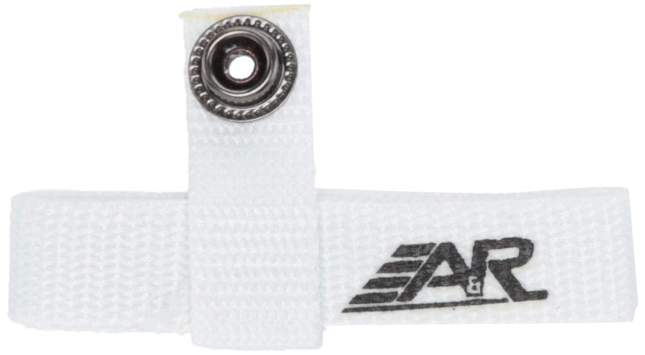 A&R Sports Hockey Chin Strap (3-Piece), White