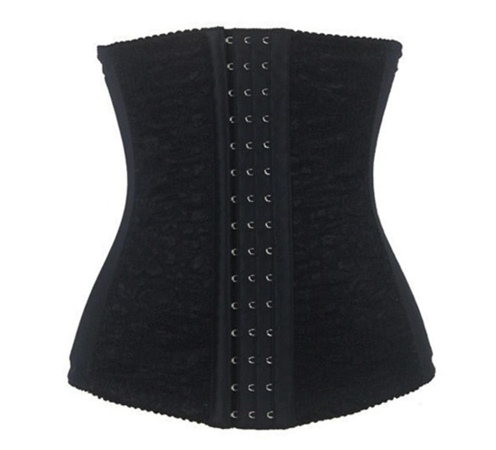 Women Lace Corset Body Shaper (Black 6XL)