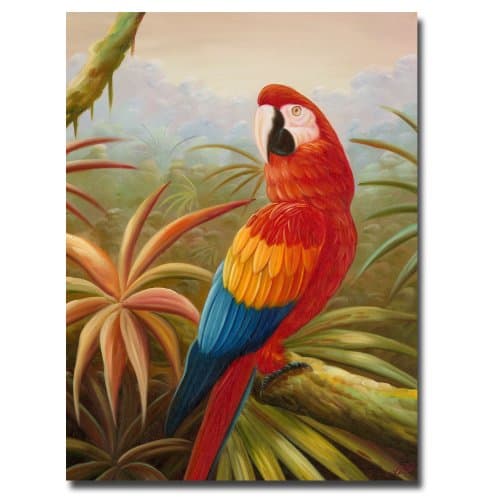 Amazon Rain Forest by Master's Art, 18x24-Inch Canvas Wall Art