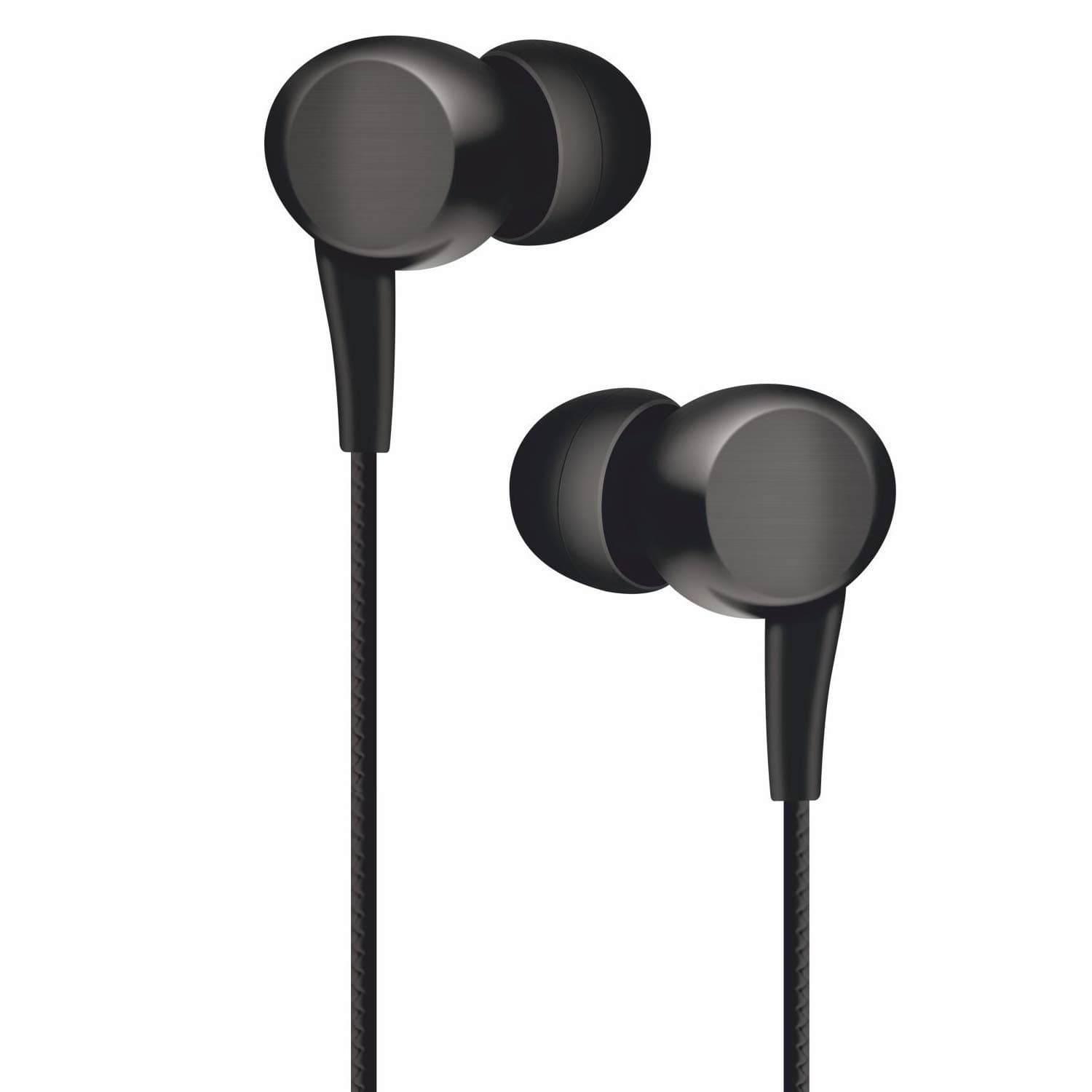 Siwi In-Ear Headphones Earphones for Intex Ultra F5 / F 5, Intex Ultra G3 Plus, Itel A23 2019, Itel A25 / A 25, Itel Magic 1 Core, Itel Vision 1, Kara Mega 6, Karbonn KX25 Earphone Original Like Wired Stereo Deep Bass Head Hands-free Headset Earbud With Built in-line Mic, Call Answer/End Button, Music 3.5mm Aux Audio Jack (TP2, Black)