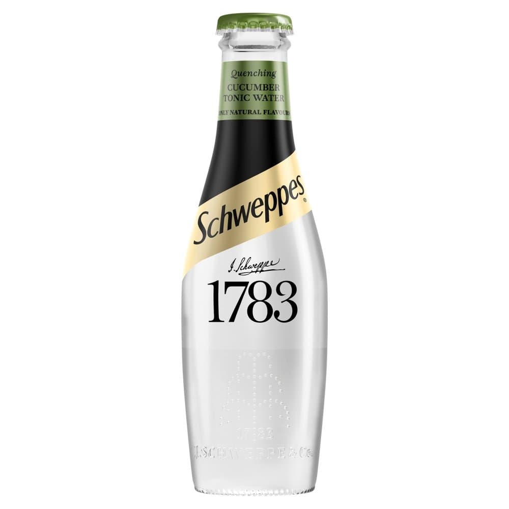 Schweppes 1783 Cucumber Tonic Water 200ml x 12