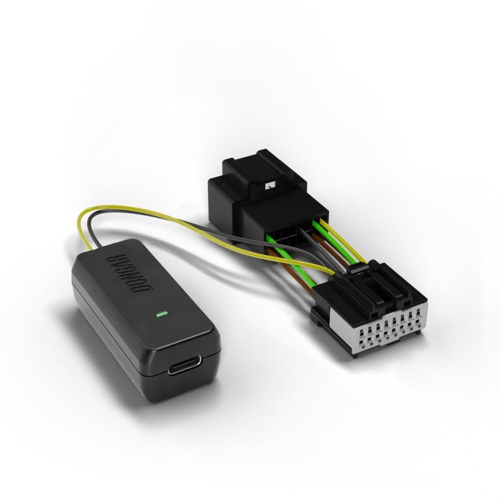 Dashcam Power Adapter (16-pin Type A) for Ford Vehicles. Compatible with Select Bronco, F150 and More. Built-in USB Power Source, Connects to Rearview Mirror, Easy to Install