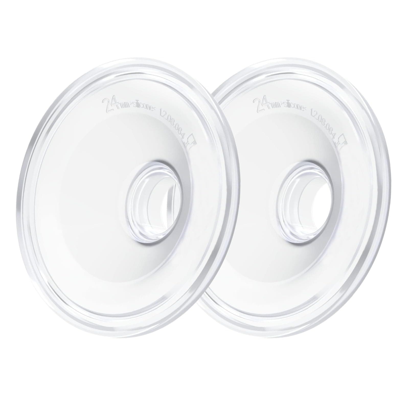 Flange 24mm Compatible with Momcozy S12 Pro/S9 Pro Hands-Free Breast Pump Wearable Cup,S9/S10/12 Breast Pump Replacement Accessories,for Momcozy/TSRETE Wearable Breast Pump Parts,24mm*2pcs