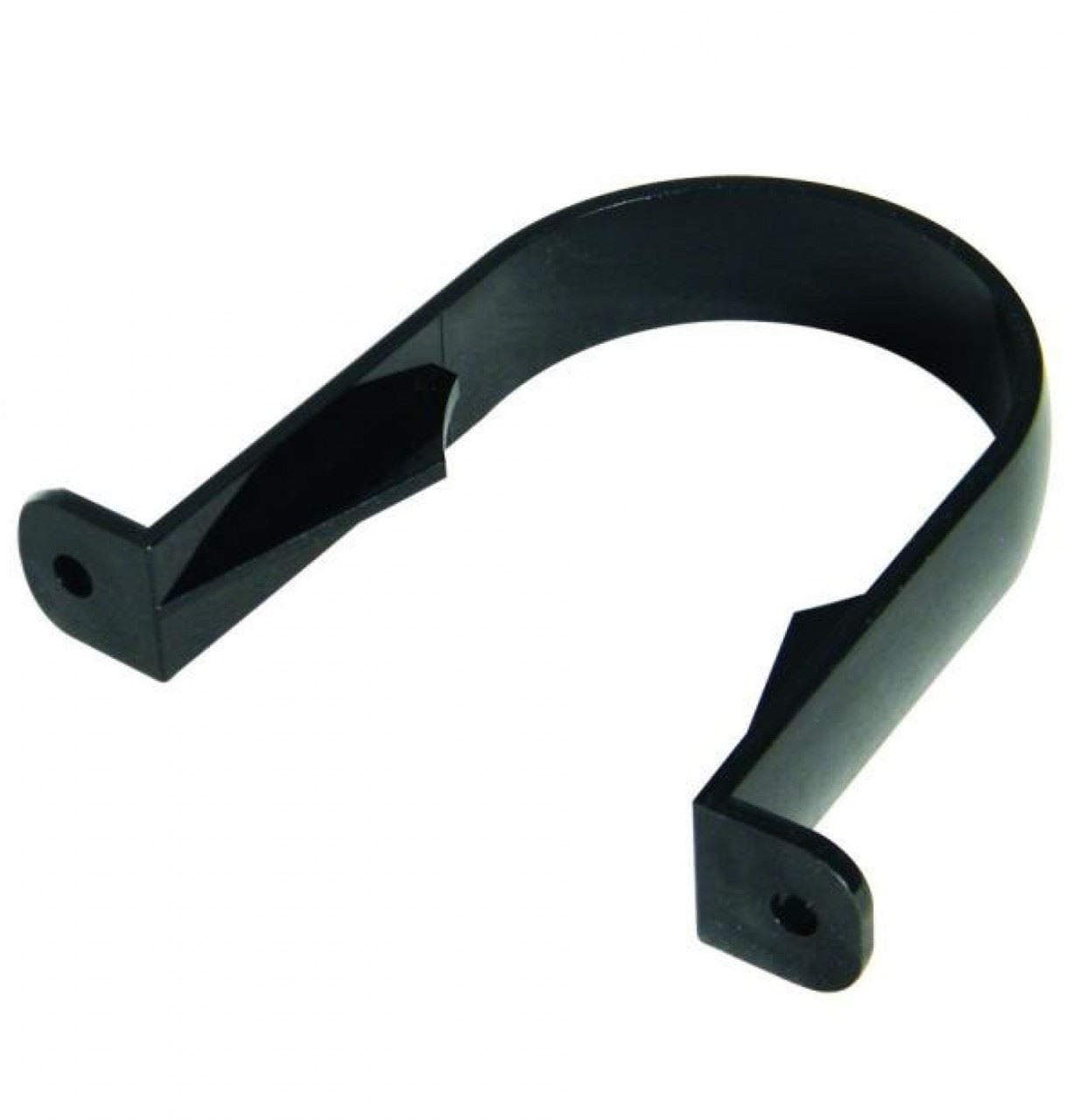 FLOPLAST Black 68mm Round Gutter Pipe Clip - Bag of 5