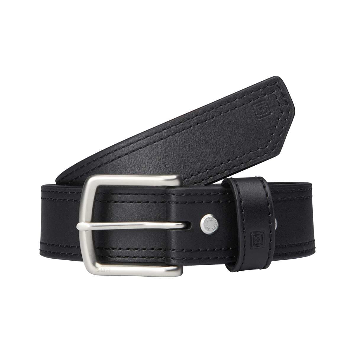 Tactical Men's 1.5-Inch Full Grain Matte Leather Arc Belt, Ergonomic Curve, Style 59493