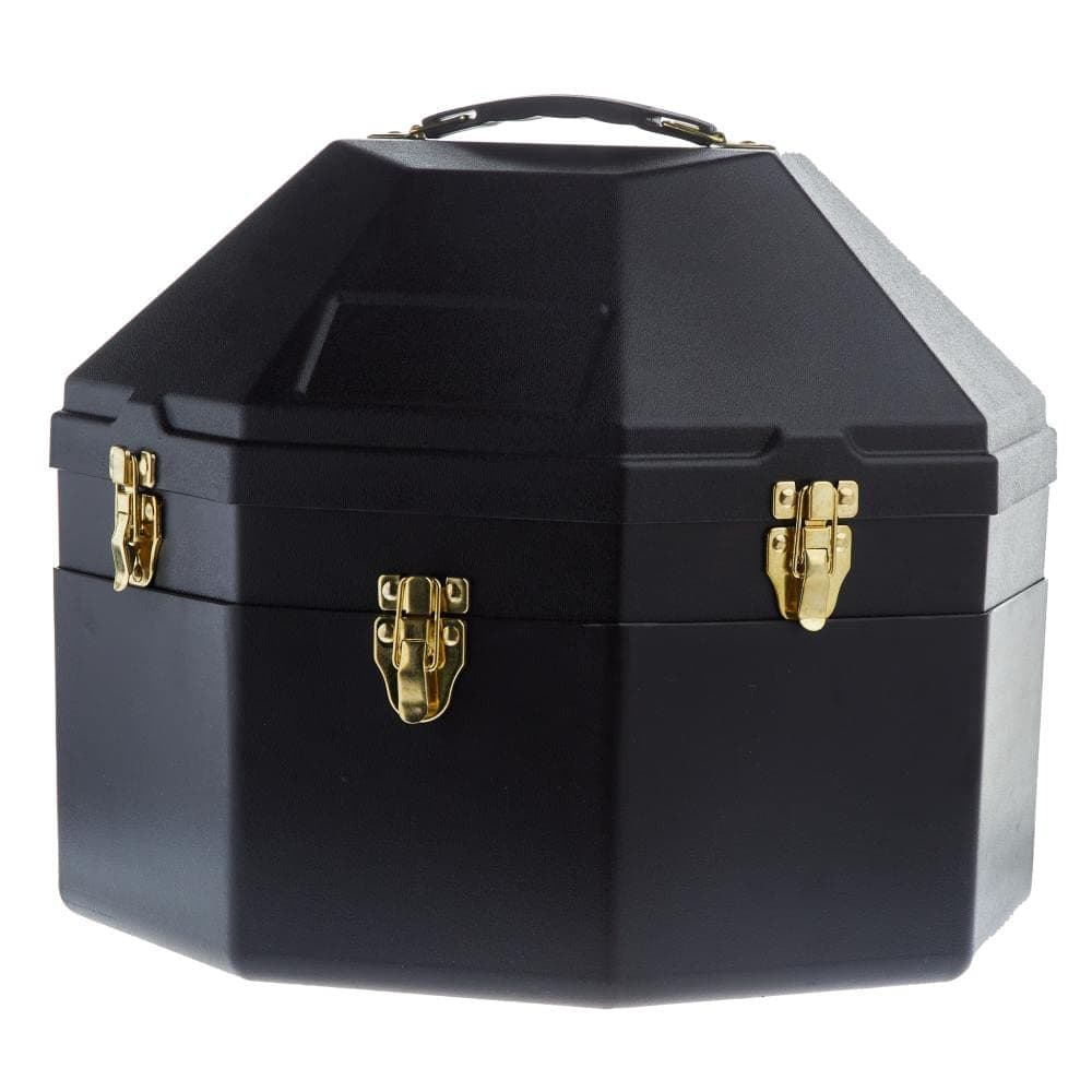 M & F Western Unisex Double Hat Can Black One Size