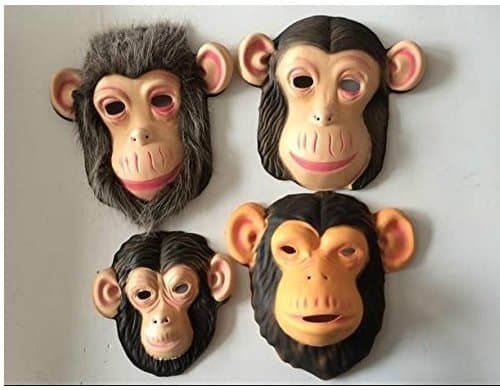 Animal Masks Monkey Mask Gorilla Mask Halloween Mask Mask Children's Day Thanksgiving Day Christmas Mask Mask