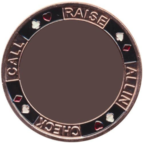 Custom Inlay Blank Card Guard - COPPER!