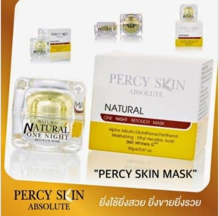 Percy Skin Absolute Mask 20 g. Enhances the Radiance of Your Skin by jawnoy