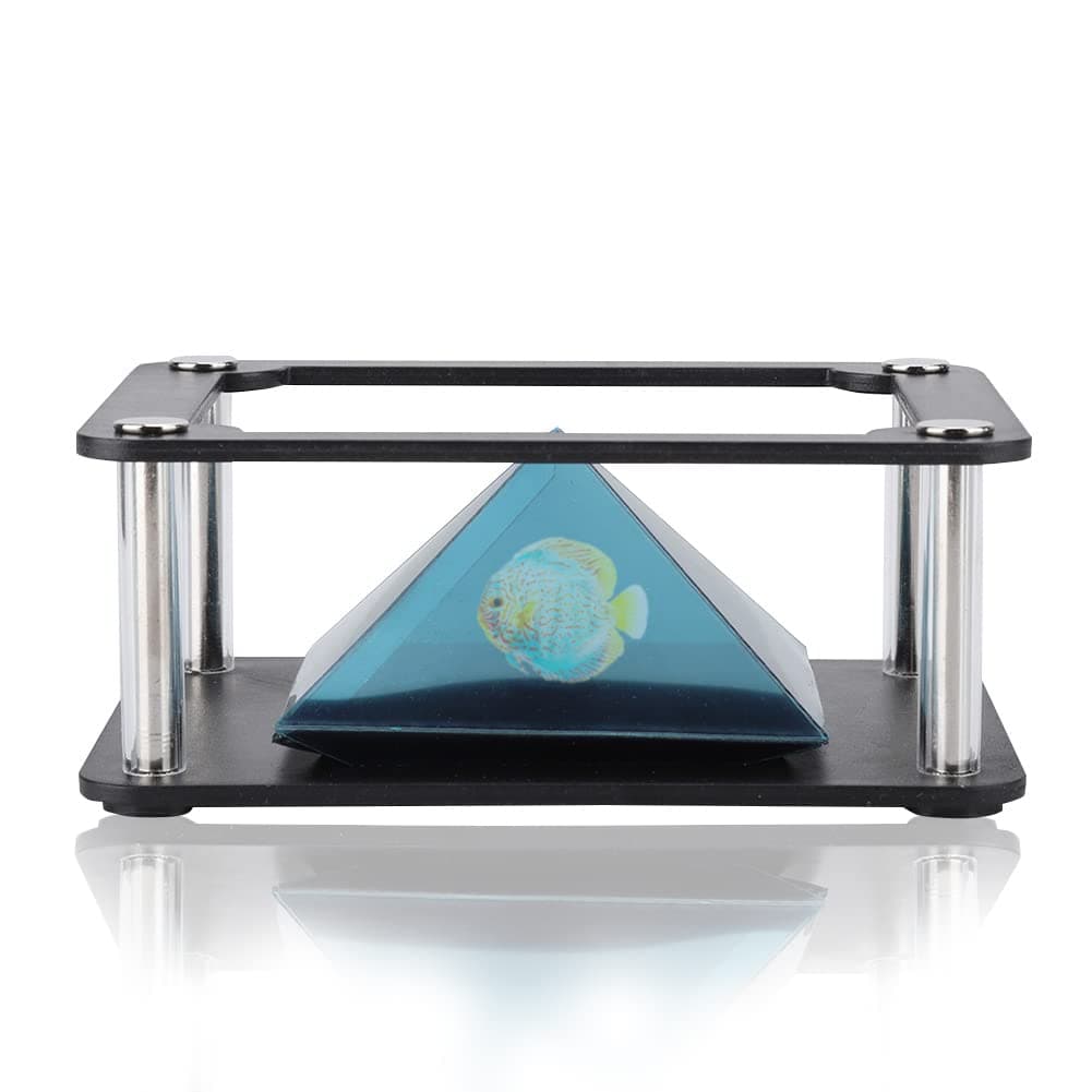 Smartphone 3D Hologram Projector, 3D Projector Stands Projector Pyramid, 360-Degree Images, for any Smartphone 3.5-6inch Mobile Smartphone Hologram(cylinder)