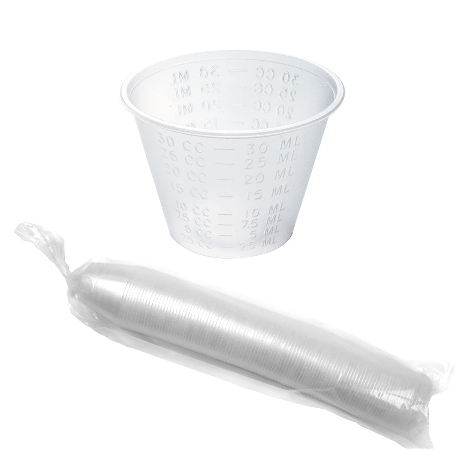 Dynarex 4258 Medicine Cup (Polyethylene), 100 Count, 1 Sleeve, Clear