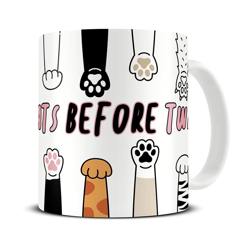 Magoo Cats Before Tw*ts Coffee Mug - Funny Cat Gift for Cat Lover - Toe Bean Appreciation - Cat Mug - MG955