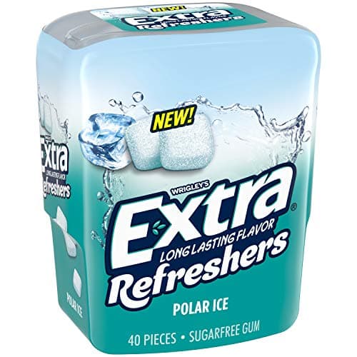 New! Extra Polar Ice Sugar Free Gum, 40 Pieces, (1 Per Order)