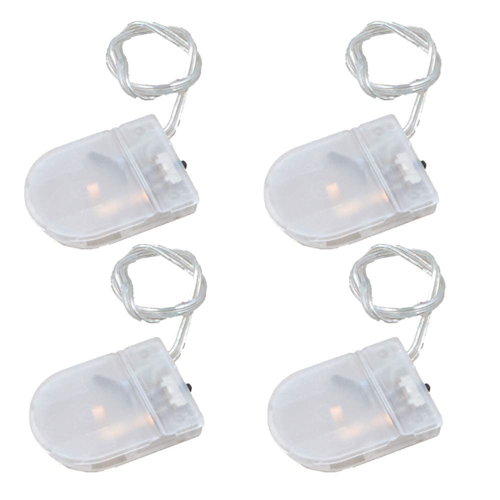 LampVPath(Pack of 4) cr2032 Battery Holder Coin Cell Holder, CR2032 Battery Holder with Switch, 1 x 3V CR2032 Button Coin Cell Battery Holder with Leads On Off Switch