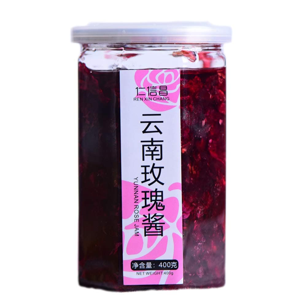 Yunnan Plateau Rose Petal Jam All Natural Yunnan Jam Pure Rose Blended with Honey 14.1 oz jar