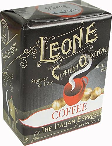 PASTIGLIE LEONECoffee Espresso Flavor Candy Mints In Retro Box, Three