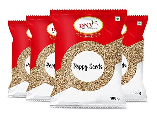DNV Poppy Seeds, 200g | Indian Posto Dana | Khus Khus Posto | Whole Khus Khus | Posto Dana | Indian Posto Dana | Khas Khas | 100% Pure (Pack of 1)