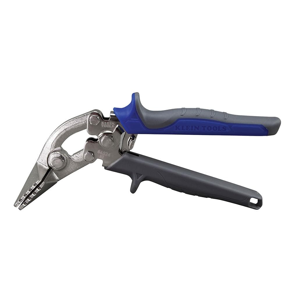 Klein Tools 86524 Offset Hand Seamer, 3-Inch, Blue/Gray, 7.62 cm