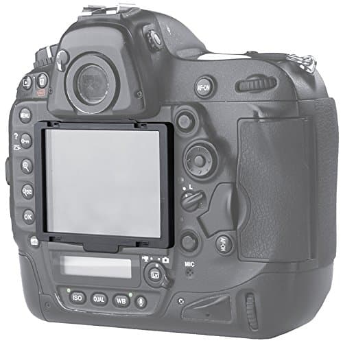 Screen Protector for Nikon D4 D4S with Clip-On Frame - Shatterproof Snap Installation, No Adhesive or Bubbles, Anti-Scratch Edge Protection