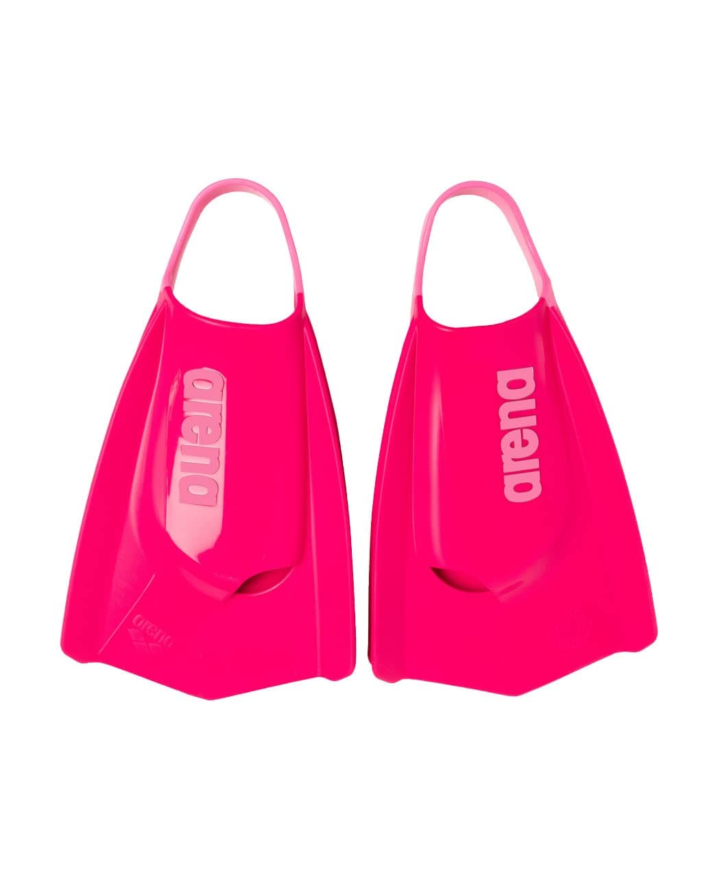 Unisex Adult Powerfin Pro II Swim Training Fins Men and Women Silicone Short Blade Flippers Left-Right Customized, Sizes 4.5-13.5