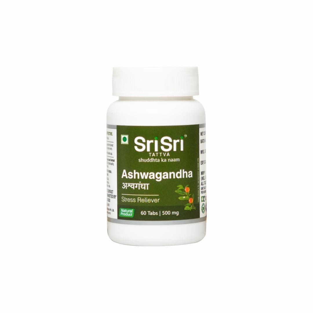 Sri Sri Ayurveda Herbal Ayurveda Sri Sri Tattva Ashwagandha 500Mg Tablet 60