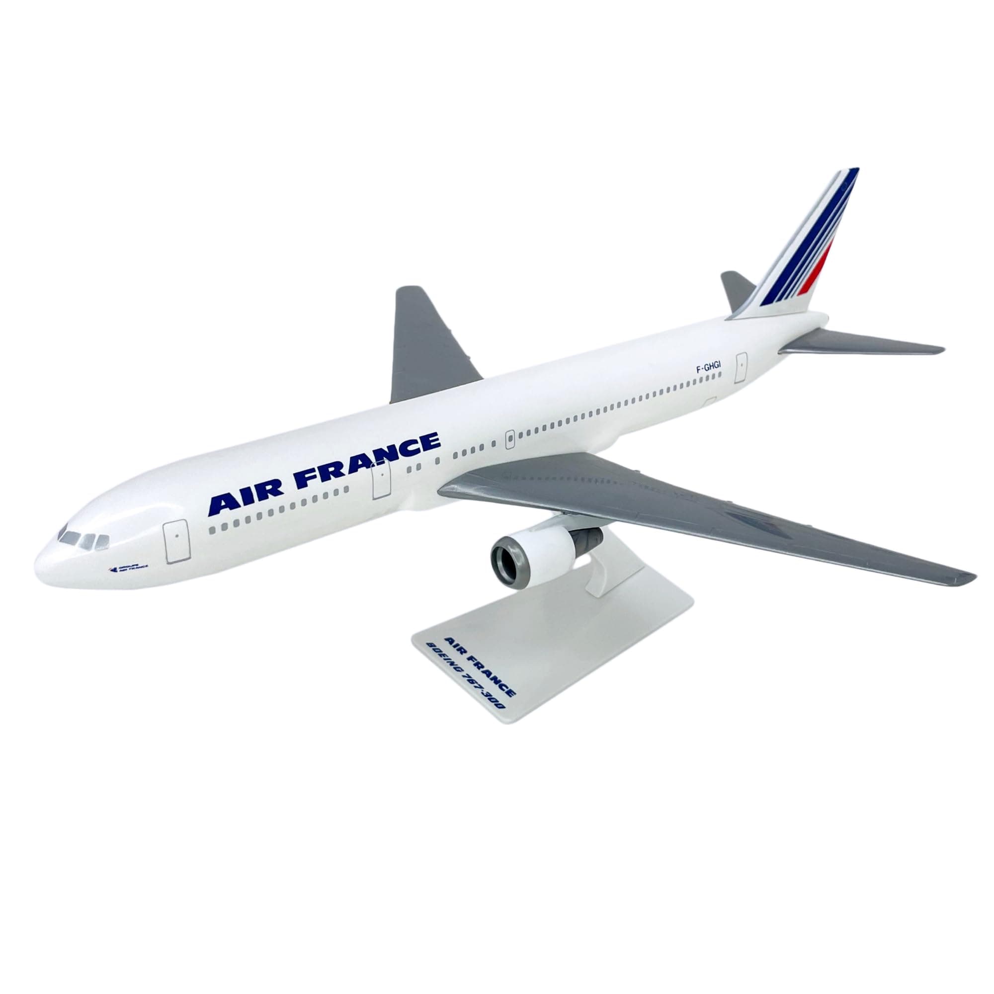 Air France (77-Cur) 767-300 1:200 Scale - Plastic Snap-Fit Model Airplane - Collectible Replica of Air France Airlines Aircraft - Part# ABO-76730H-030