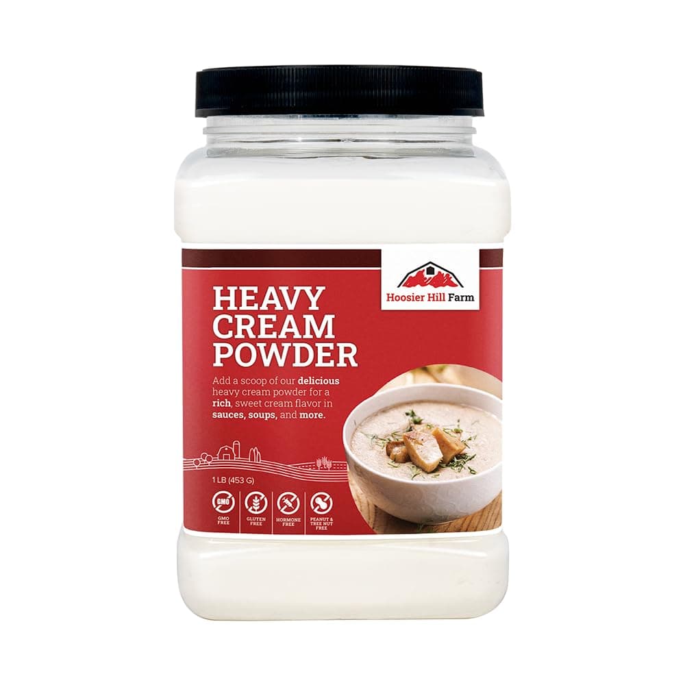 Hoosier Hill Farm Heavy Cream Powder in Jar 16oz (Import)