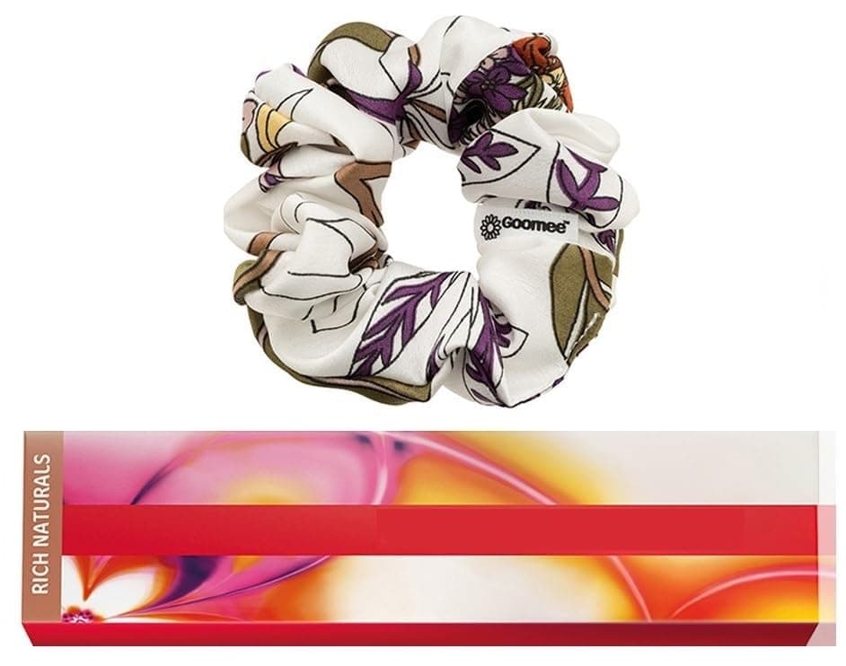 Color Touch 10/0 Lightest Blonde/Natural Demi-Permanent Color Touch Hair Color 2 Ounce and Goomee Scrunchie (Bundle)