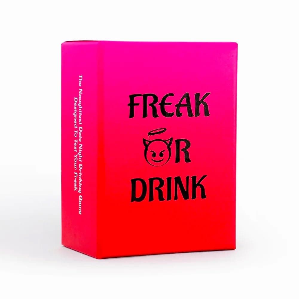 Freak Or Drink - The weirdest couple drinking game perfect for dates, birthdays and birthdays – Let's Get Drunk, Wild & Freaky! | Valentine's Day Gifts