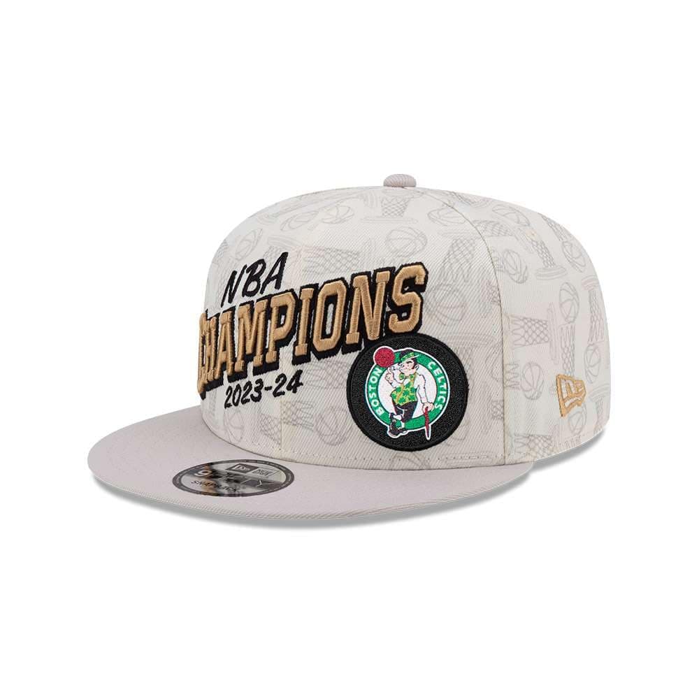 New Era Men's NBA Championship Adjustable 9FIFTY Locker Room Snapback Cap - Flat Bill Structured Baseball Hat